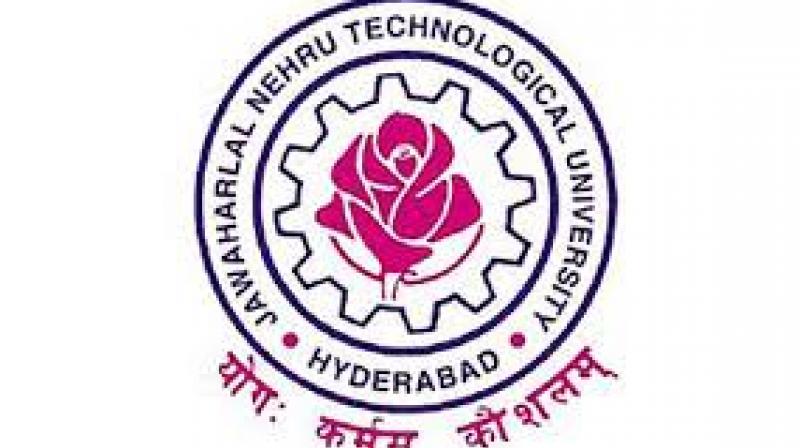 Quota law being ignored, protest JNTU Hyderabad students