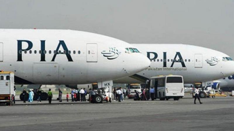 The PIA flight switched off its air conditioner when passengers refused to deboard. (Representational Image | AFP)
