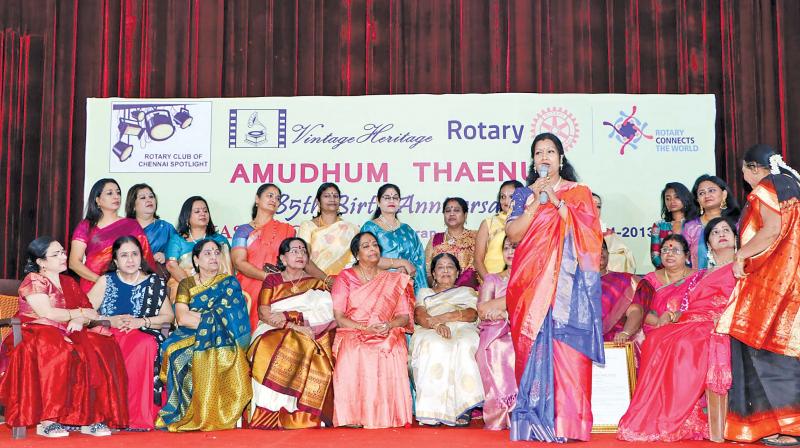 KR Vijaya gets life time achievement Award