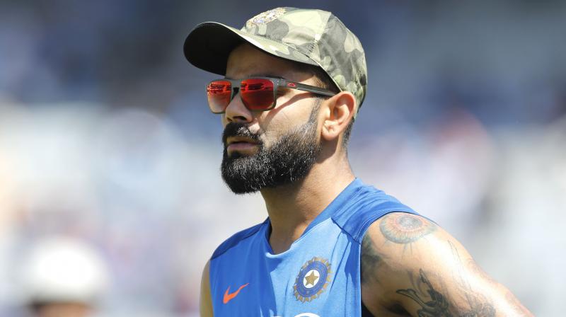 The Delhi & Districts Cricket Association (DDCA) has dropped plans to felicitate India captain Virat Kohli along with Virender Sehwag and Gautam Gambhir in the wake of Pulwama terror attack, which killed 40 CRPF personnel. (Photo: AP)
