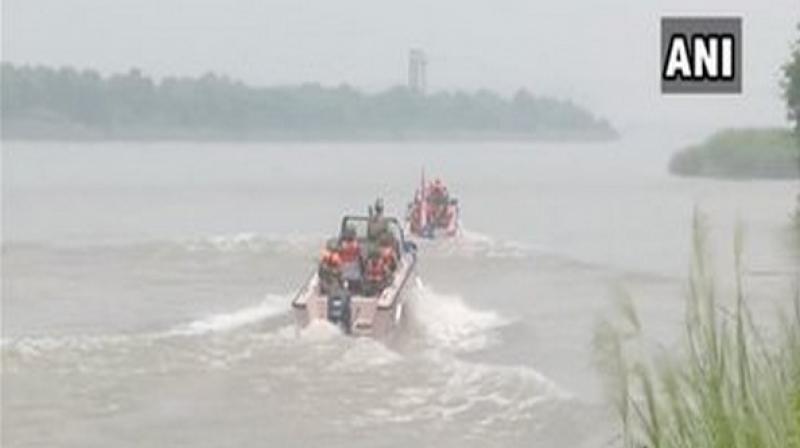 BSF Water Wing patrols Chenab river to prevent infiltration