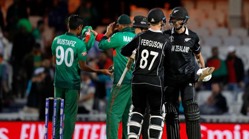 ICC CWC 2019: Kiwis hold nerves to defeat a gritty Bangladesh side by 2 wickets