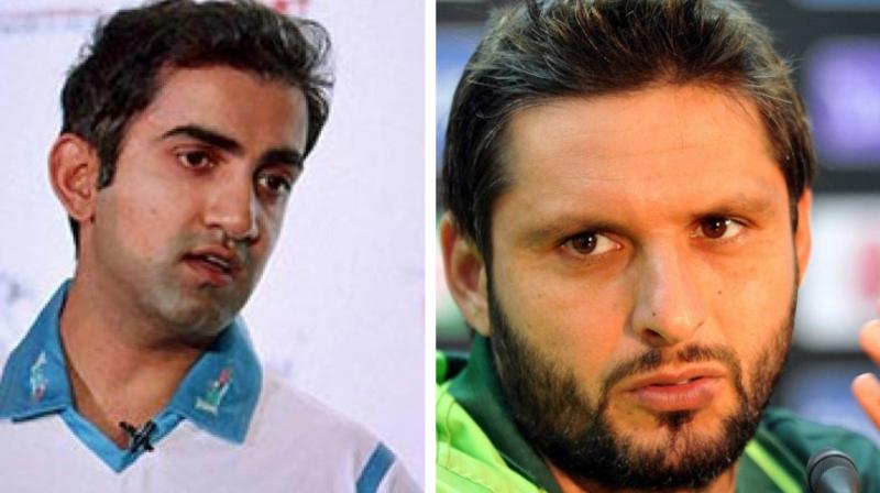 Donâ€™t worry, will sort it out son: Gambhir reminds Afridi about \aggression\ in PoK
