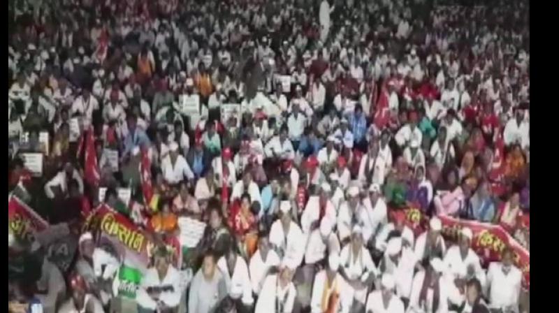 The farmers have agitated second time in the last 12 months against what they termed as the  betrayal  of peasants by the BJP governments at the state and centre. (Photo: ANI)