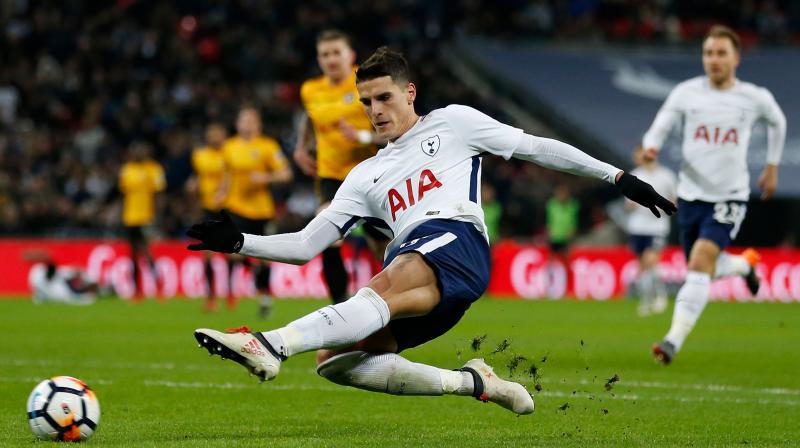 It was not long before Spurs had their second goal, when Lamela, getting on the end of a well-weighted through ball from Son, scored for the first time since finding the net against Gillingham in September 2016. (Photo: AFP)