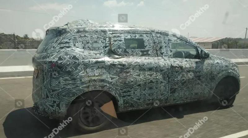 Renault Kwid-based MPV spied again; July launch likely