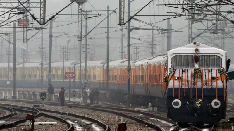 Two teenagers were killed by a speeding train while they were doing stunts and posing for selfies near a railway track in Delhi. (Photo: PTI/Representational)