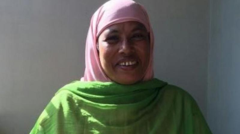 Manipurs first Muslim woman candidate Najima Bibi. (Photo: Facebook)