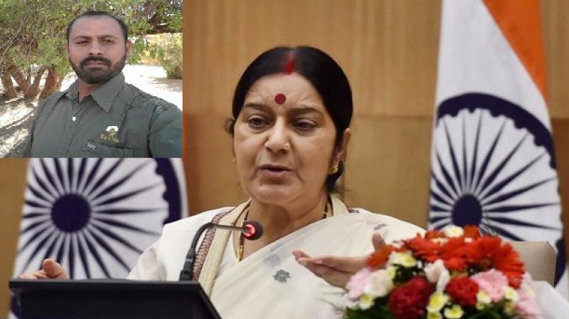 Sushma has asked the Saudi envoy to take up Shankar Ponnams case with the Saudi goverment.