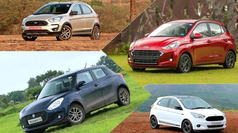 Maruti Swift vs Grand i10 Nios vs Ford Figo vs Ford Freestyle: Space comparison