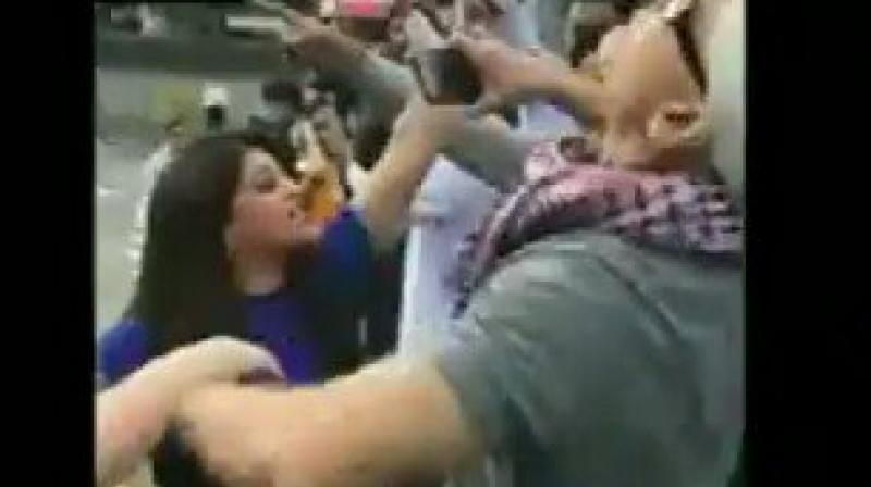 Watch: \Don\t abuse PM Modi,\ says Shazia Ilmi to Pak protestors in Seoul