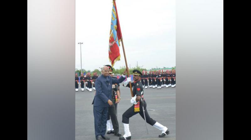 Odisha: President Kovind presents Colours to Corps of Army Air Defence