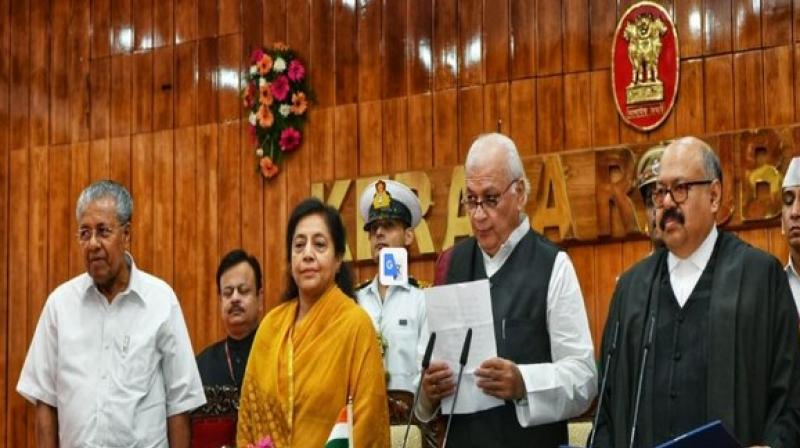 Arif Mohammed Khan takes oath as Kerala Governor