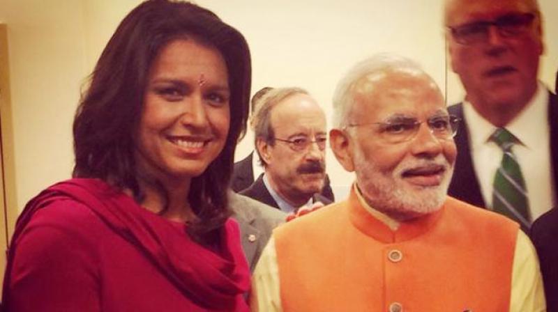 \Sorry\ for not being able to attend \Howdy Modi\ event: Tulsi Gabbard