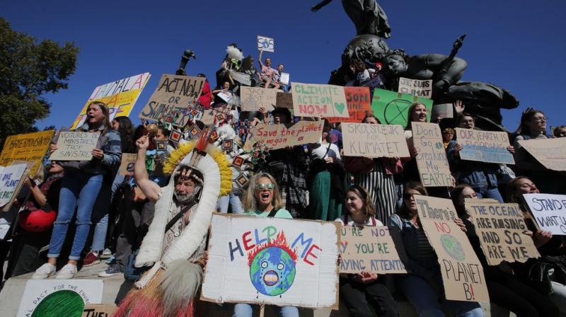 â€˜I want a futureâ€™: Global youth protests urge climate action