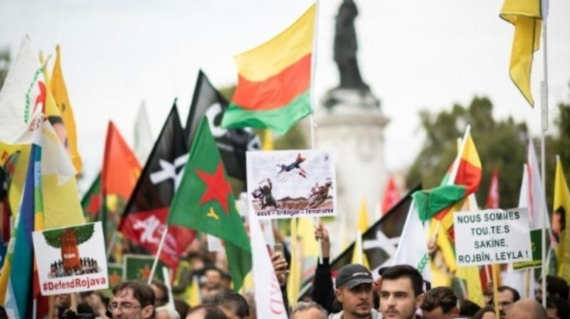 Thousands in Europe march against Turkeyâ€™s Syria offensive