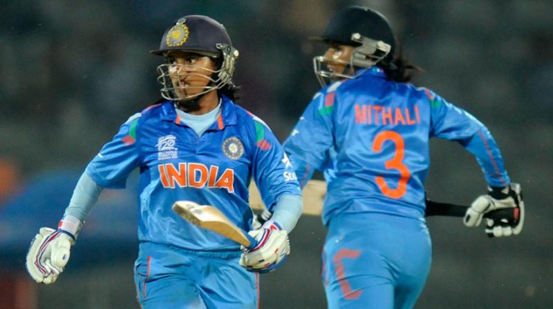 Poonam Raut (70 off 92 balls) and Mithali Raj (62 off 79 balls) shared an unbeaten 127-run stand and helped the team chase a target in 33 overs. (Photo: ICC)