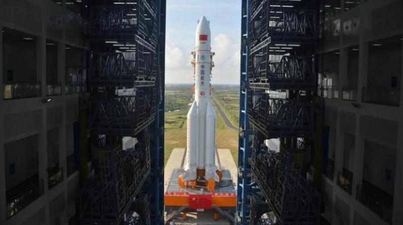 The two-stage rockets ability to put 25 tonnes of payload into low-Earth orbit and 14 tonnes to geostationary transfer orbit gives it a carrying capacity 2.5 times larger than previous models. (Photo courtesy: Reuters)