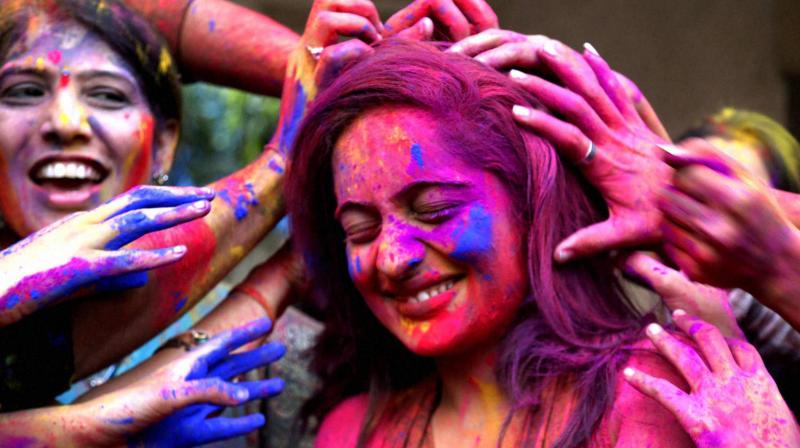 Holi these days is all about harmful chemicals like mica, engine oil, etc.