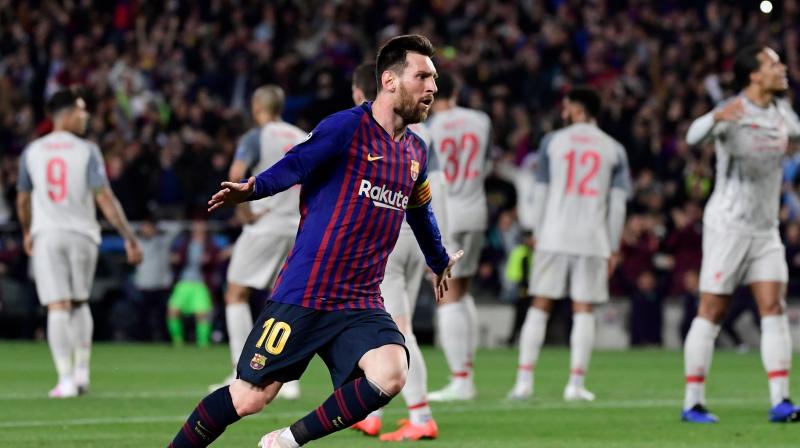 Barcas South American duo of Suarez and Messi showed little mercy whenever they sniffed out a chance and condemned Juergen Klopps side to their first defeat in any competition since January with some ruthless finishing. (Photo: AFP)