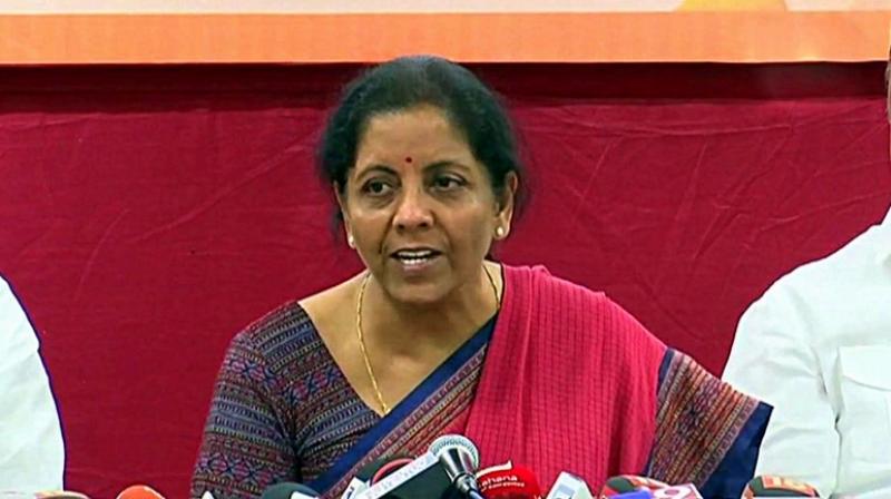The stance of countrys first family in not listening to SCs order on Rafale deal case petition can be termed as, with due respect, amazing audacity, Defence Minister Nirmala Sitharaman said. (Photo: ANI)