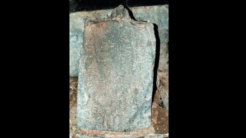 Researchers are not able to locate the whereabouts of the first Telugu inscription known as Kalamalla dating back to 575 AD. (Representational image)