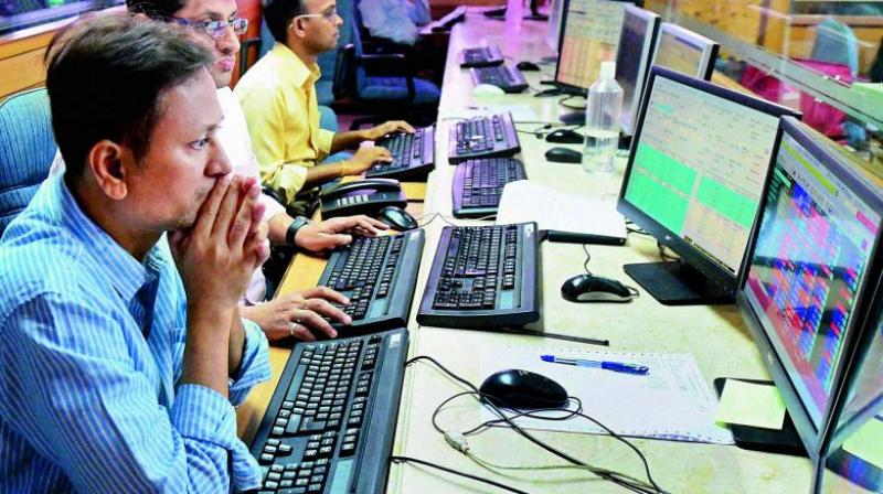 Market indices opened sharply higher on Thursday, with the Sensex rising 383.96 points to 33,403.03 and the Nifty gaining 124.10 points at 10,252.50.