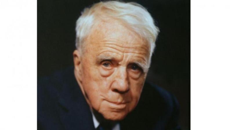 A file photo of Robert Frost, a four-time Pulitzer Prize winner