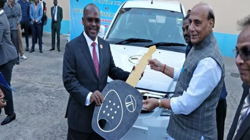 As token of friendship, India gifts 44 SUVs to Mozambique