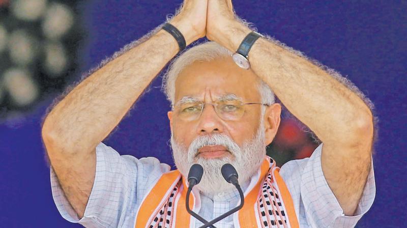 Poll officer searches PM Modi\s chopper, gets suspended for violating norms