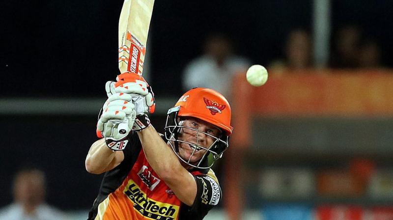 David Warner holds key as Sunrisers Hyderabad look to secure a place in the playoffs. (Photo: PTI)