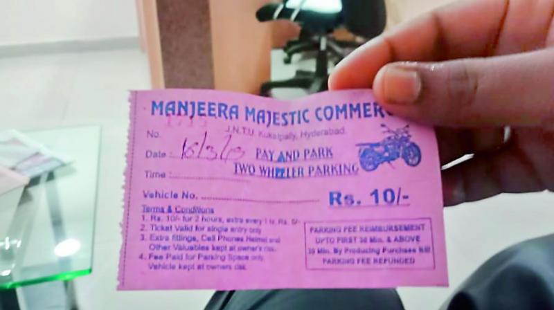 FIR at KPHB police station on mall over parking fee