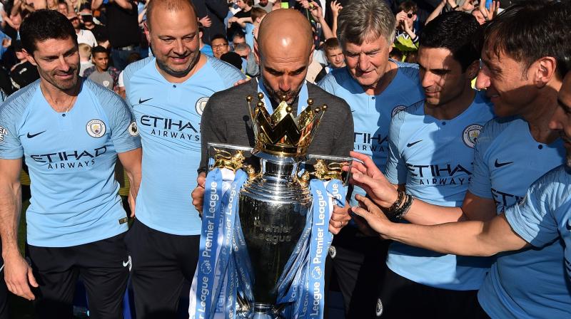 Guardiola is already looking ahead to next season and strengthening his squad to repeat the feats he achieved in winning three titles in a row at Barcelona and Bayern Munich. (Photo: AFP)