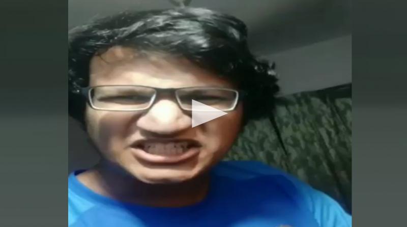 This Indian fan blames and slaps himself for Indiaâ€™s semis loss against Kiwis; Watch