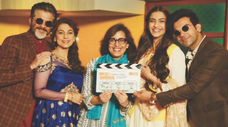 Anil Kapoor, Juhi Chawla, Shelly Chopra Dhar, Sonam Kapoor and Rajkummar Rao start shooting for Ek Ladki Ko Dekha To Aisa Laga.