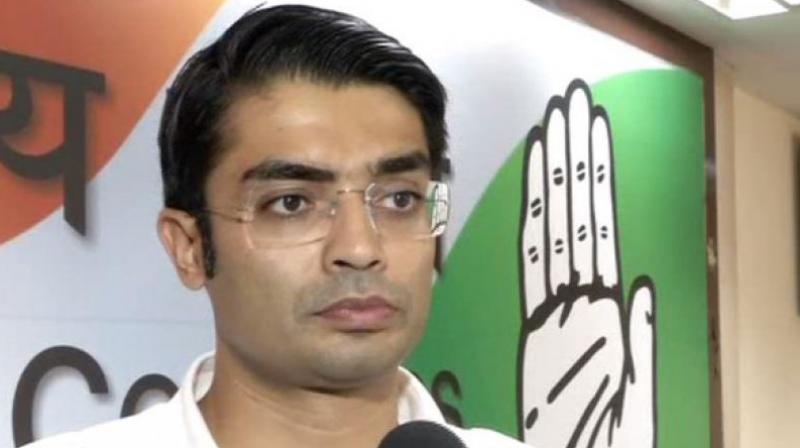 Jaiveer Shergill also cornered BJP for criticising Sidhu for attending the swearing-in ceremony of Imran Khan. (Photo: ANI)