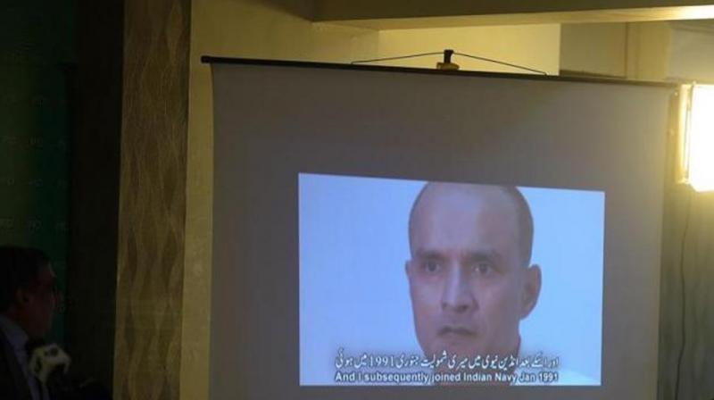 Kulbhushan Jadhav in a video released by Pakistani intelligence. (Photo: AFP)
