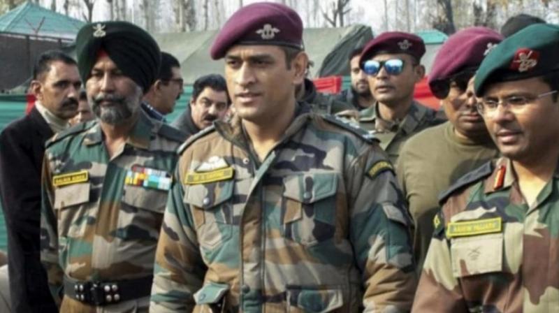 Photos and videos of MS Dhoni that went viral whilst serving Indian Army