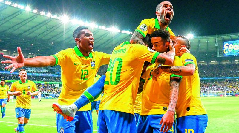 Brazil rejoice at Messiâ€™s expense