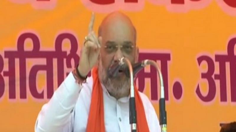 \SP, BSP worked for development of their communities, not society\: Amit Shah
