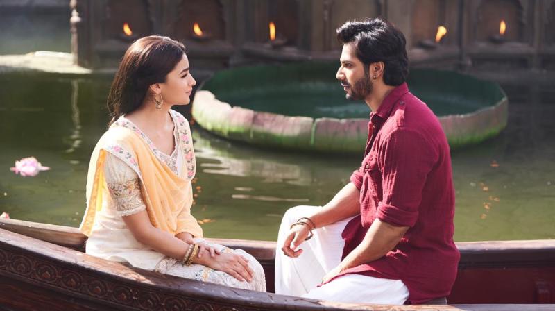 Kalank title track glimpse featuring Varun Dhawan and Alia Bhatt. 