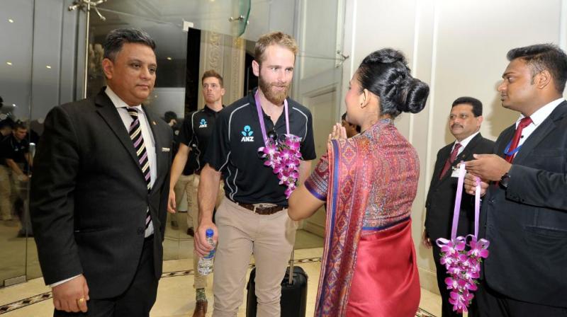 New Zealand arrive in Sri Lanka