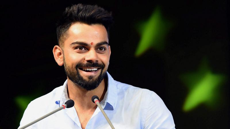 \I would like to tell all the athletes and all the people present here that if you can believe, you can achieve anything,\ said Virat Kohli at the closing ceremony of the 49th All India Central Revenue Sports Meet 2016-17 in Mumbai. (Photo: PTI)