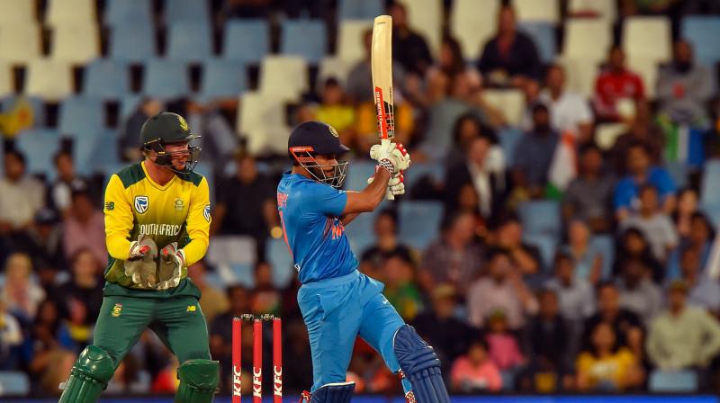 \South Africa bowled very well today. Its good to be one each. We will try to improve our game in the third T-20 and try to win the game,\ said Manish Pandey. (Photo: AFP)