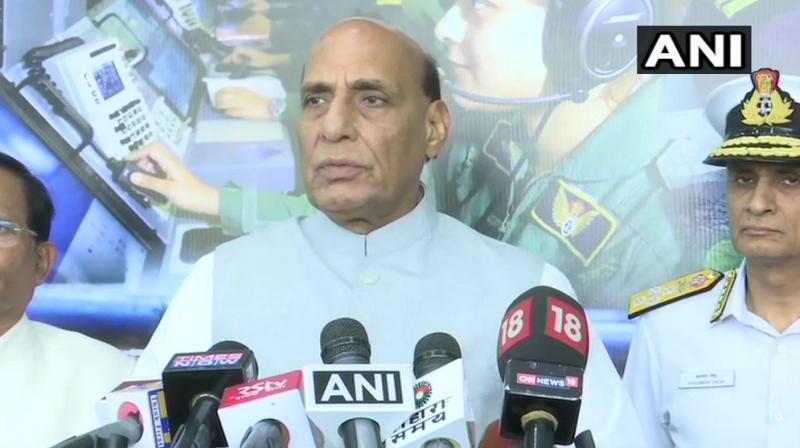 Navy maintained vigilance to ensure 26/11 doesn\t recur: Rajnath Singh