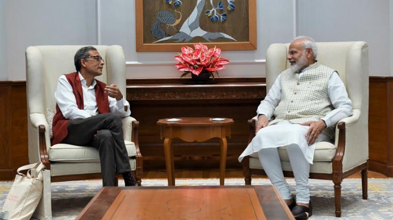 \India proud of his accomplishments,\ says PM after meeting Abhijit Banerjee