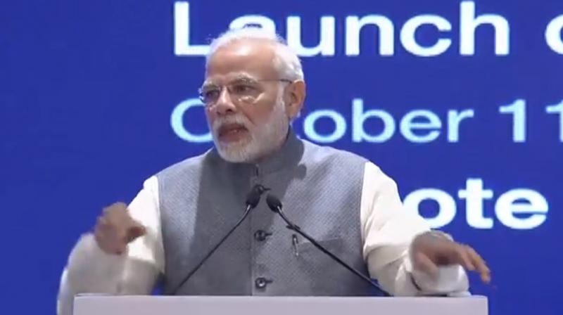 Prime Minister Narendra Modi on Thursday allayed fears of job loss due to technological development, saying the 4th Industrial Revolution will change the nature of jobs and provide more opportunities. (Photo: Youtube)