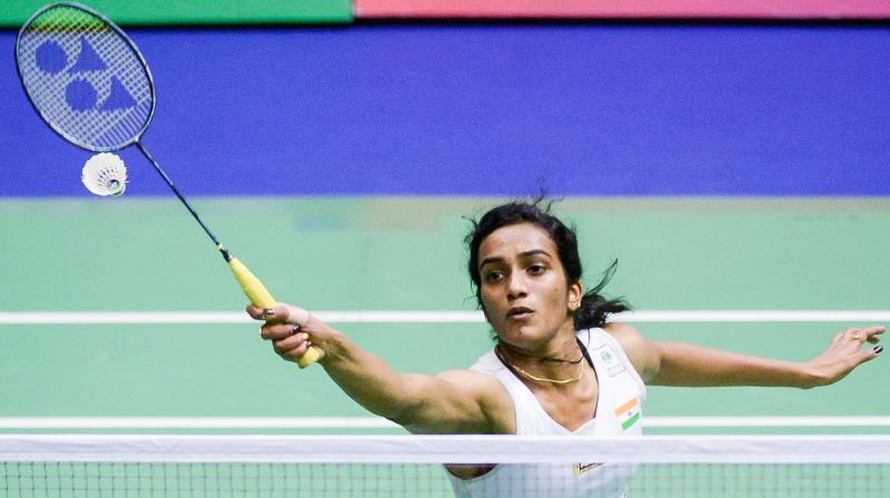 The 22-year-old Indian shuttler outplayed Jindapol 21-13, 13-21, 21-18 in the second round of the womens singles event. (Photo: AFP)