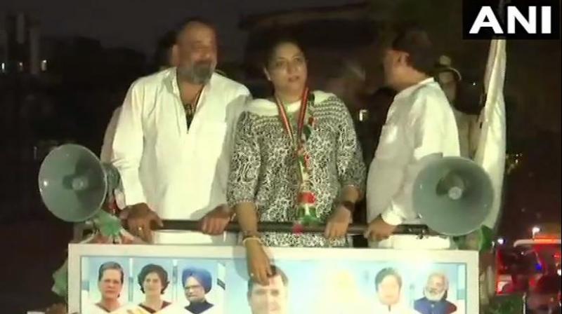 Priya thanked the Congress party workers for their support. (Photo: ANI)