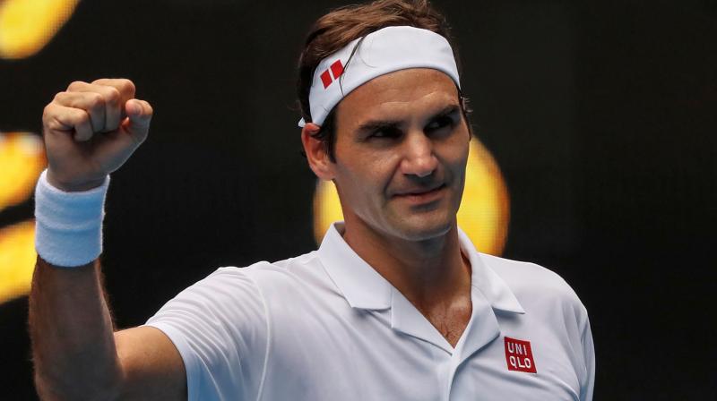 Swiss great Federer was also on fire in taming big-serving American Taylor Fritz 6-2, 7-5, 6-2 to stay on track for a third successive title at Melbourne Park and a 21st Grand Slam crown. (Photo: AFP)